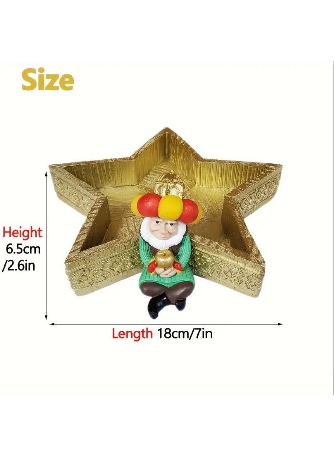 Home Care Eid Celebration Figurine - Multifunctional Resin Storage Box, Traditional Middle Eastern Design, Perfect for Ramadan & Home Decor 18X6.5 cm - Image 2